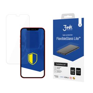 Nerozbitné hybridní sklo na Apple iPhone 12/12 Pro - 3mk FlexibleGlass Lite