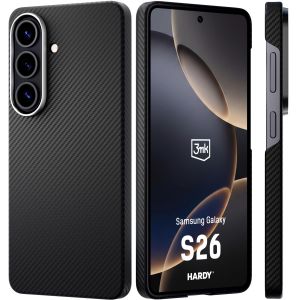 Pouzdro z aramidového vlákna s MagSafe na Samsung Galaxy S26 - 3mk HARDY® Aramid MagCase™