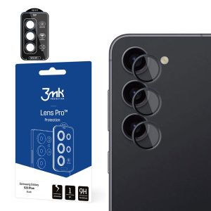 Temperované sklo na objektiv fotoaparátu pro Samsung Galaxy S23 5G - 3mk Lens Protection Pro Black