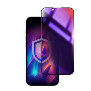 Privátní tvrzené sklo na Apple iPhone 16E - 3mk Rainbow Privacy