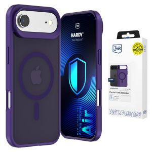 Kouřové pouzdro s MagSafe pro Apple iPhone Air – 3mk HARDY® Hazy MagCase™ Purple