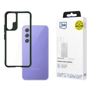 Pouzdro na Samsung Galaxy A54 5G - 3mk Satin Armor Case+ Zelené