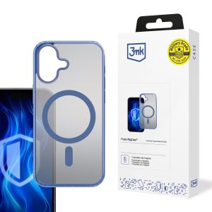 Pouzdro na Apple iPhone 16 - 3mk Frosty MagCase Blue