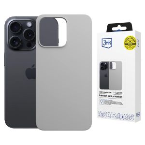 Pouzdro na Apple iPhone 16 Pro Max - 3mk Hardy MagSilicone Natural Titanium