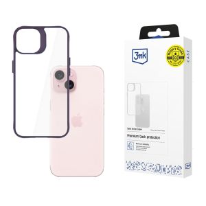 Pouzdro na Apple iPhone 15 - 3mk Satin Armor Case+ Purple