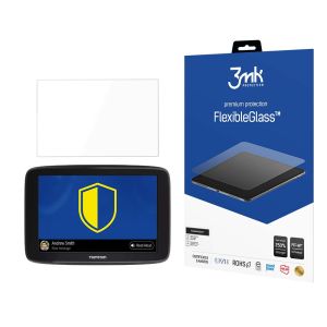 Hybridní nerozbitné sklo na TomTom Go Basic - 3mk FlexibleGlass™