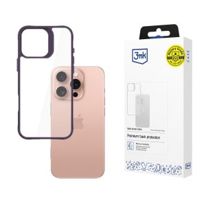 Pouzdro na Apple iPhone 16 Pro - 3mk Satin Armor Case+ Purple
