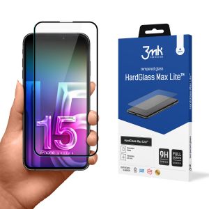 Tvrzené sklo na Apple iPhone 15/16 - 3mk HardGlass Max Lite