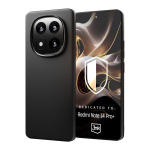 Pouzdro na Redmi Note 14 Pro+ - 3mk Matt Case Černá