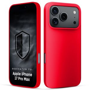 Silikonové pouzdro pro Apple iPhone 17 Pro Max - 3mk HARDY® Mellow Case™ Red