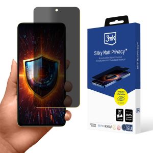Fólie pro soukromí na Redmi Note 14 4G - 3mk Silky Matt Privacy