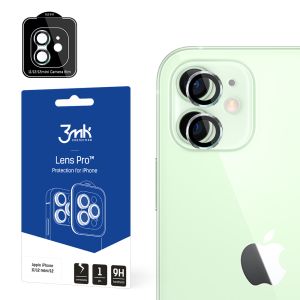 Temperované sklo na objektiv fotoaparátu pro Apple iPhone 11 - 3mk Lens Protection Pro Black