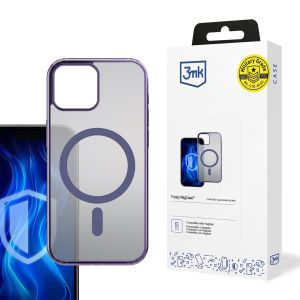 Pouzdro na Apple iPhone 15 - 3mk Frosty MagCase Fialová