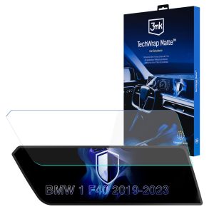 Matná ochranná fólie na displej navigace pro BMW 1 F40 2019-23 – 3mk TechWrap Matte™ Center Display