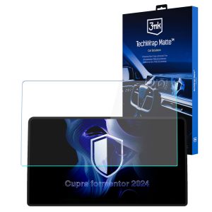 Matná ochranná fólie na displej navigace pro Cupra Formentor 2024- – 3mk TechWrap Matte™ Center Display