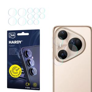 Sklo na čočku fotoaparátu pro Huawei Pura 80 Ultra - 3mk HARDY® Fusion Lens Protection™