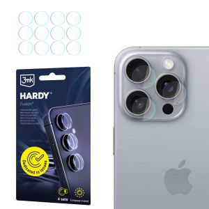 Sklo na objektiv fotoaparátu pro Apple iPhone 16 Pro Max - 3mk HARDY® Fusion Lens Protection™
