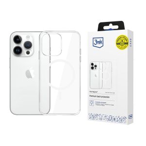 Pouzdro na Apple iPhone 14 Pro - 3mk Clear MagCase