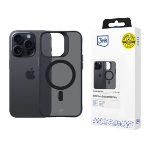 Pouzdro na Apple iPhone 15 Pro - 3mk Smoke MagCase
