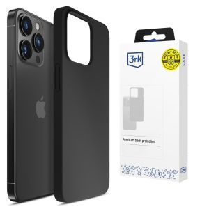 Puzdrá silikonové na Apple iPhone 16 Pro - 3mk HARDY® Mellow Case™ Black