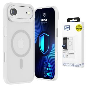 Kouřové pouzdro s MagSafe pro Apple iPhone Air – 3mk HARDY® Hazy MagCase™ White