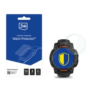 Ochranné sklo na displej chytrých hodinek Garmin Instinct 3 Tactical Edition 45mm (Solar) - 3mk Watch Protection
