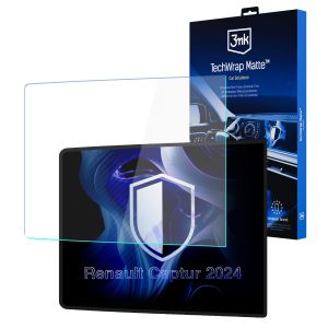 Matná ochranná fólie na displej navigace pro Renault Captur 2024- – 3mk TechWrap Matte™ Center Display