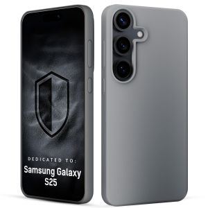 Silikonové pouzdro pro Samsung Galaxy S25 - 3mk HARDY® Mellow Case™ Gray