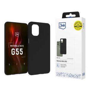 Pouzdro na Motorola Moto G55 5G - 3mk Matt Case Černá