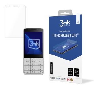 Nerozbitné hybridní sklo na Nokia 230 DualSim 2024 - 3mk FlexibleGlass Lite