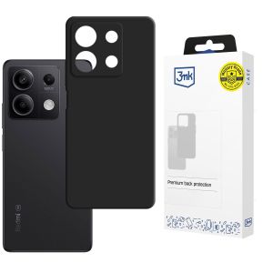 Puzdrá silikonové na Redmi Note 13 5G - 3mk HARDY® Mellow Case™ Black