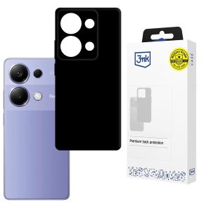 Puzdrá silikonové na Redmi Note 13 Pro 4G - 3mk HARDY® Mellow Case™ Black