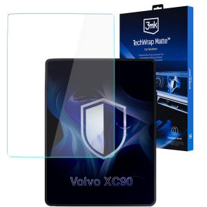Matná ochranná fólie na displej navigace pro Volvo XC90 2025- – 3mk TechWrap Matte™ Center Display