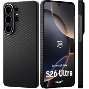 Pouzdro z aramidového vlákna s MagSafe na Samsung Galaxy S26 Ultra - 3mk HARDY® Aramid MagCase™