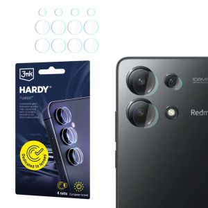 Sklo na čočku fotoaparátu pro Redmi Note 13 4G - 3mk HARDY® Fusion Lens Protection™