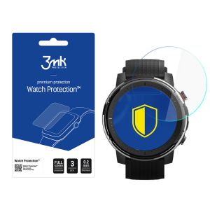 Ochranné sklo na displej chytrých hodinek Xiaomi Amazfit Stratos 3 - 3mk Watch Protection