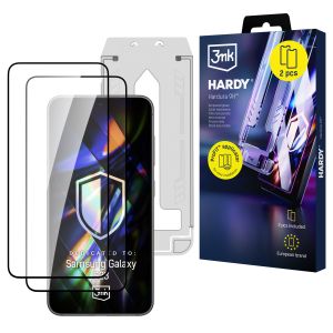 2x Ochranné tvrzené sklo s aplikátorem pro Samsung Galaxy S23 5G - 3mk Hardy Hardura 9H