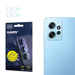 Sklo na čočku fotoaparátu pro Redmi Note 12 4G - 3mk HARDY® Fusion Lens Protection™