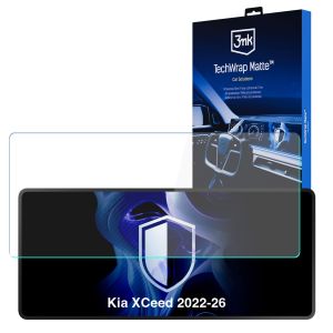 Matná ochranná fólie na displej navigace pro Kia XCeed 2022-26 – 3mk TechWrap Matte™ Center Display