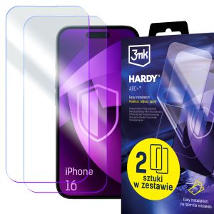 2x Ochranná fólie na Apple iPhone 16 - 3mk HARDY® ARC+
