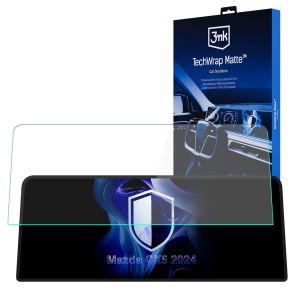 Matná ochranná fólie na displej navigace pro Mazda CX5 2024- – 3mk TechWrap Matte™ Center Display
