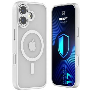 Kouřové pouzdro s MagSafe pro Apple iPhone 17 – 3mk HARDY® Hazy MagCase™ White
