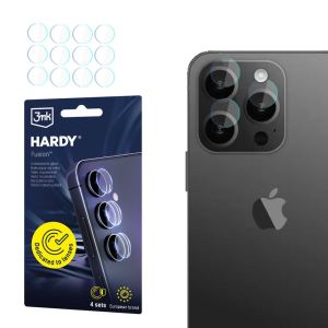 Sklo na čočku fotoaparátu pro Apple iPhone 15 Pro Max - 3mk HARDY® Fusion Lens Protection™