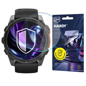 Hybridní sklo na smartwatch Garmin Fenix 8 Pro 51mm (Amoled, MicroLED) - 3mk HARDY® Fusion Watch Protection™