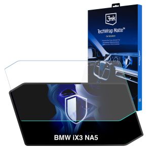 Matná ochranná fólie na displej navigace pro BMW iX3 NA5 2026- – 3mk TechWrap Matte™ Center Display