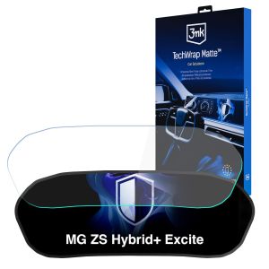 Matná ochranná fólie na displej přístrojového štítu pro MG ZS Hybrid+ Excite (2024 - ) - 3mk TechWrap Matte Cluster™