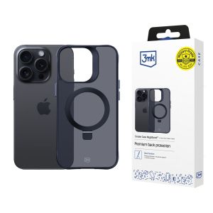 Pouzdro na Apple iPhone 16 Pro Max - 3mk Smoke Case Mag&Stand