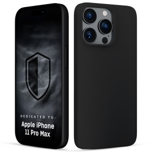 Silikonové pouzdro pro Apple iPhone 11 Pro Max - 3mk HARDY® Mellow Case™ Black