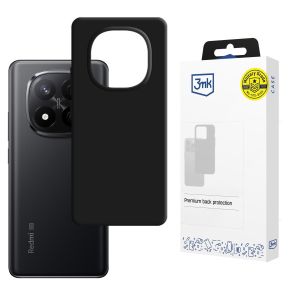 Silikonové pouzdro pro Redmi Note 14 Pro+ - 3mk HARDY® Mellow Case™ Black