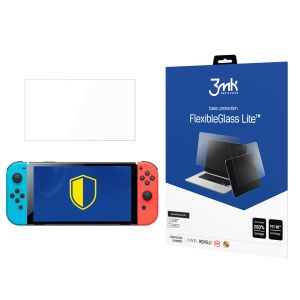 Nepraskající hybridní sklo na Nintendo Switch Oled - 3mk FlexibleGlass Lite